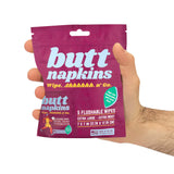 Butt Napkins - Biodegradable Flushable Wipes - 5-pack