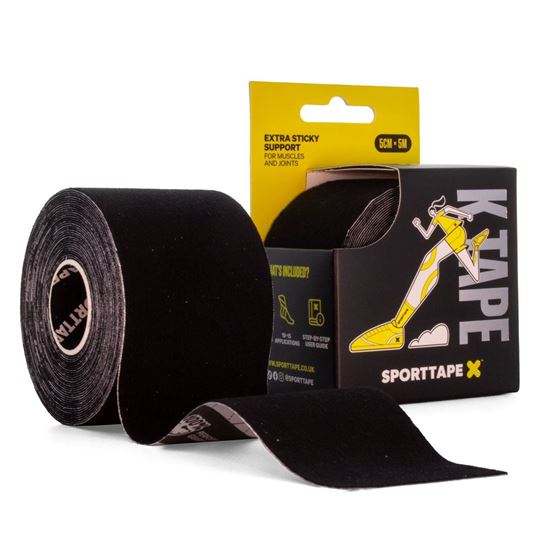 SPORTTAPE K Tape - Kinesiology Tape - black