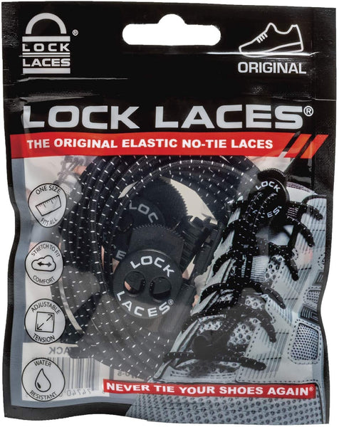 Lock Laces No Tie Shoelaces Black – Runner247