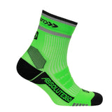 ABSOLUTE360 [BE SEEN] Performance Running Socks - Quarter - Green