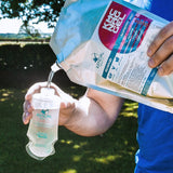 KMC Reusable Energy Gel - Raspberry & Mint - Refill Pouch & Flask Bundle