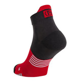 ABSOLUTE360 Performance Running Ankle Socks - Black / Red