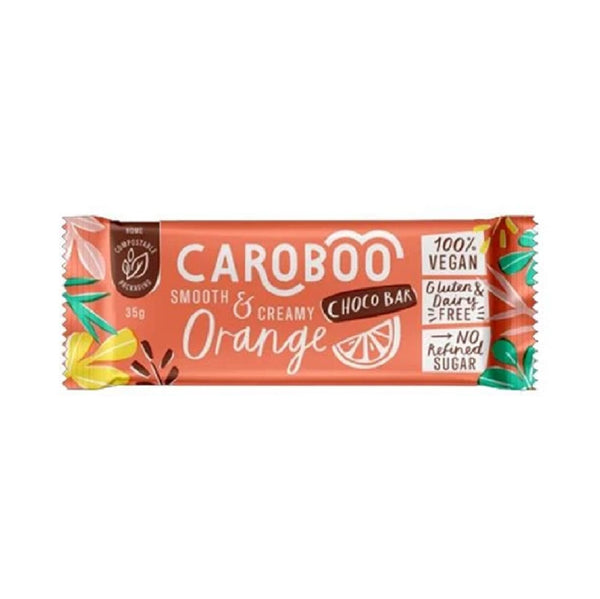 Caroboo Choco Bar - Smooth & Creamy Orange
