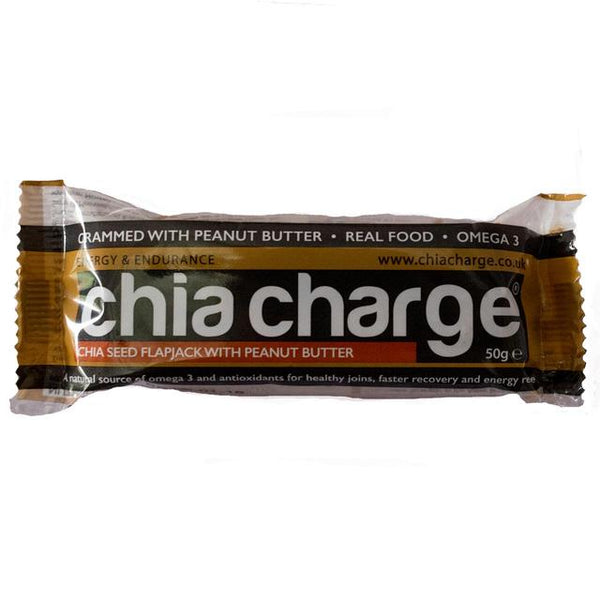 Chia Charge Flapjack - Peanut Butter - 50g