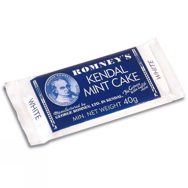 Romney's Kendal Mint Cake - 40g bar, white